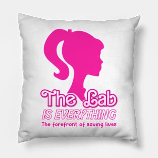 The Lab Is Everything The Forefront Of Saving Lives Groovy Pillow