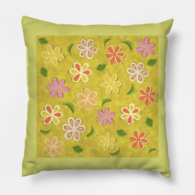 Flowery Pillow by Mamanobu 