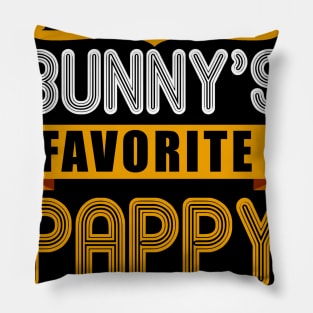 MENS EVERY BUNNYS FAVORITE PAPPY SHIRT CUTE EASTER GIFT Pillow