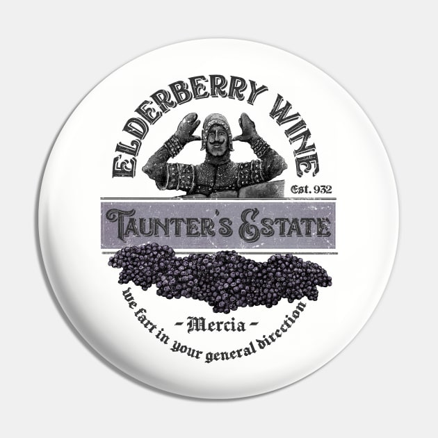 Elderberry Wine Pin by kg07_shirts