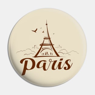 EIFFEL TOWER - STICKER - MINIMALIST Pin