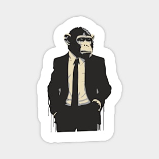 buisiness monkey Magnet