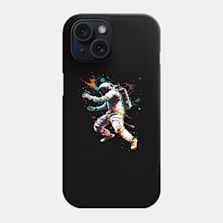 Astronaut Dancing in Space Phone Case