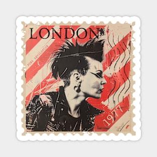 Punk Revolution 1977 London Magnet