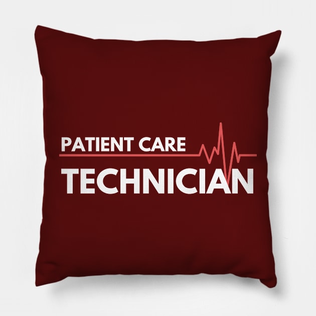 patient care technician Pillow by Leap Arts