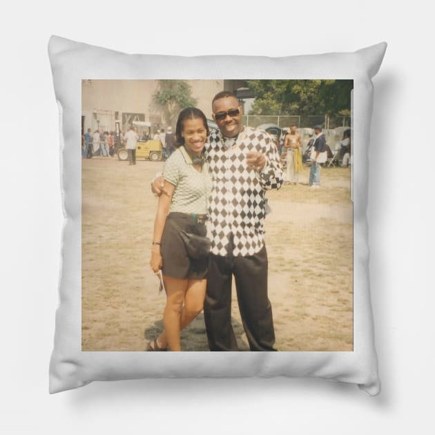 Mikey Jarrett "Downing Stadium" Pillow by Mikey Jarrett Official