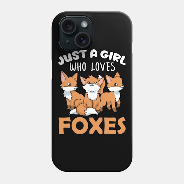 Fox Gifts Women Fox Gifts Girls Fox Lover Love Foxes Fox Phone Case by PomegranatePower