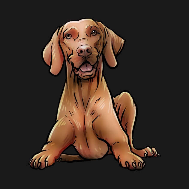 Vizsla Dog by whyitsme