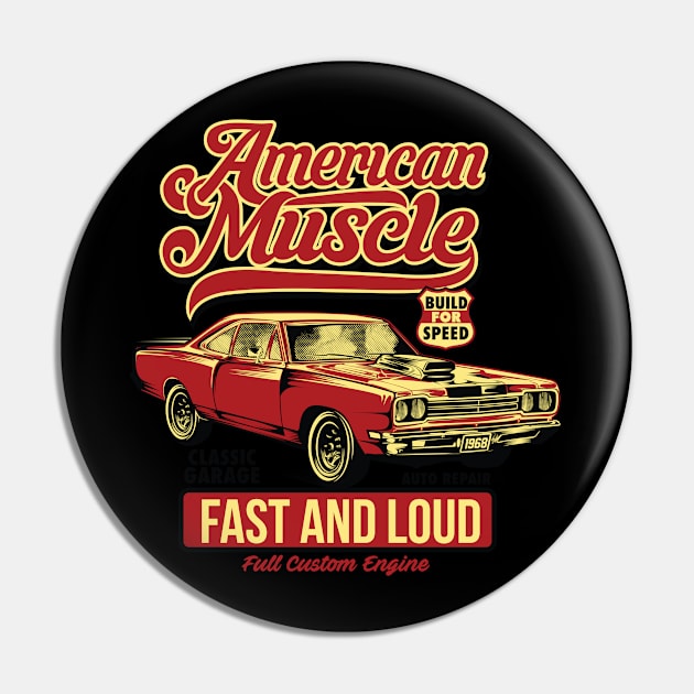 American muscle Pin by Teefold