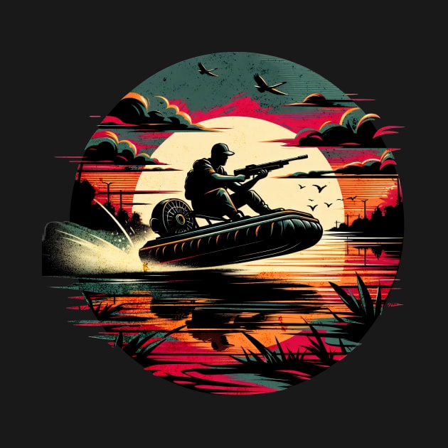 Swampboat Hunter Design by Miami Neon Designs