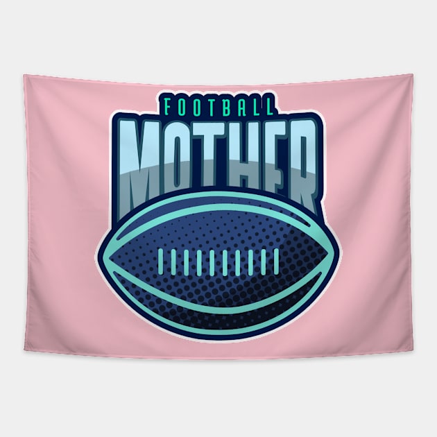 Football Mom Tapestry by Tip Top Tee's