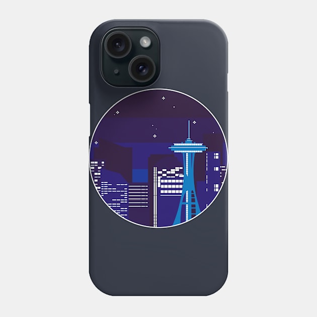 seattle nights Phone Case by Galaxxi