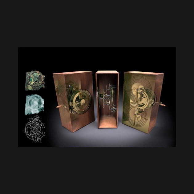 Antikythera mechanism, artwork (C017/7188) by SciencePhoto