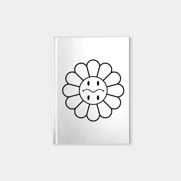 Takashi Murakami white and black flower Takashi Murakami