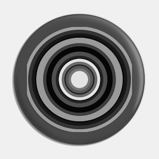 monochrome retro mod target design Pin