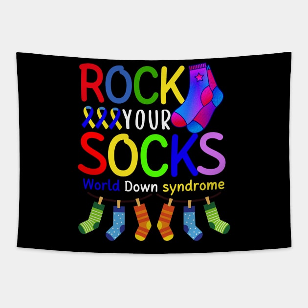 Down syndrome Tapestry by M.Y