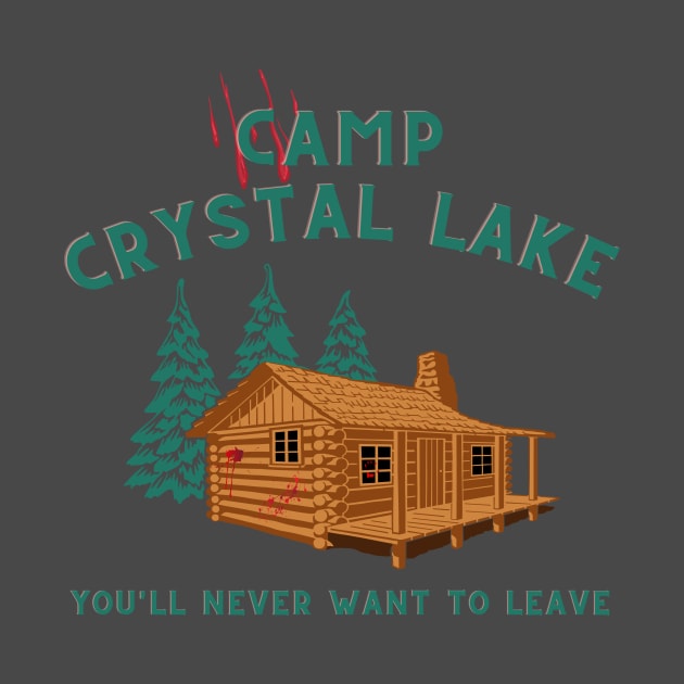 Camp Crystal Lake Friday the 13th by rosiemoonart