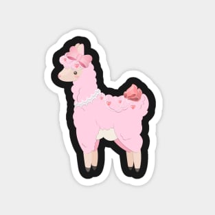 Kawaii Llama Magnet