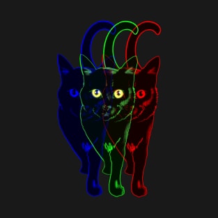 Tri-Color Cat T-Shirt