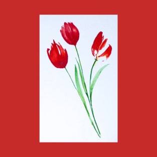 Red Tulips T-Shirt