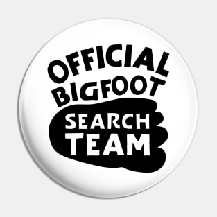 Official Bigfoot Search Team Pin