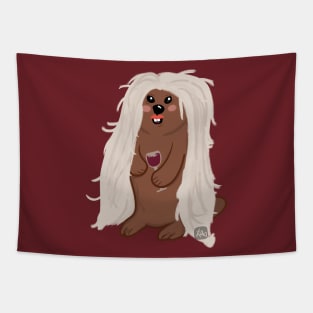 Dumbelina Groundhog Tapestry