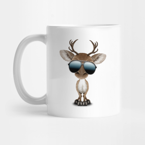 Cute Reindeer Mugs Teepublic