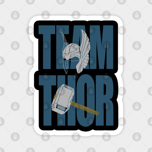 TEAM THOR Magnet by GeekGiftGallery