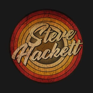 arjunthemaniac, circle retro faded Steve Hackett T-Shirt