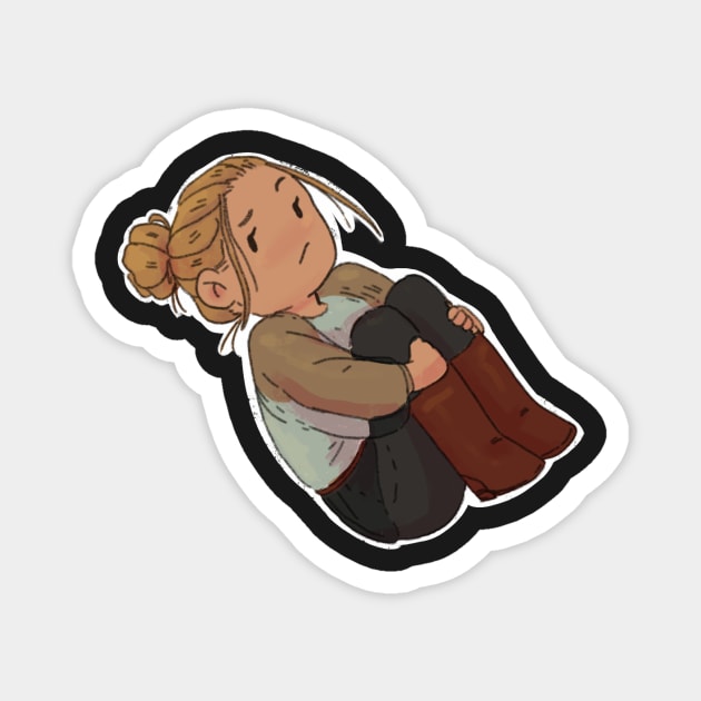 Ms. Fitz Sticker Magnet by Clairosene