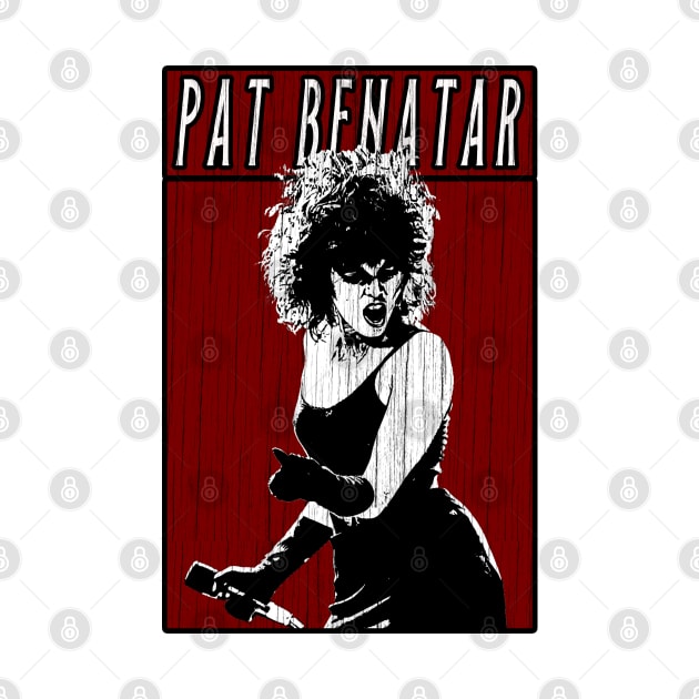 Vintage Retro Pat Benatar by Projectup