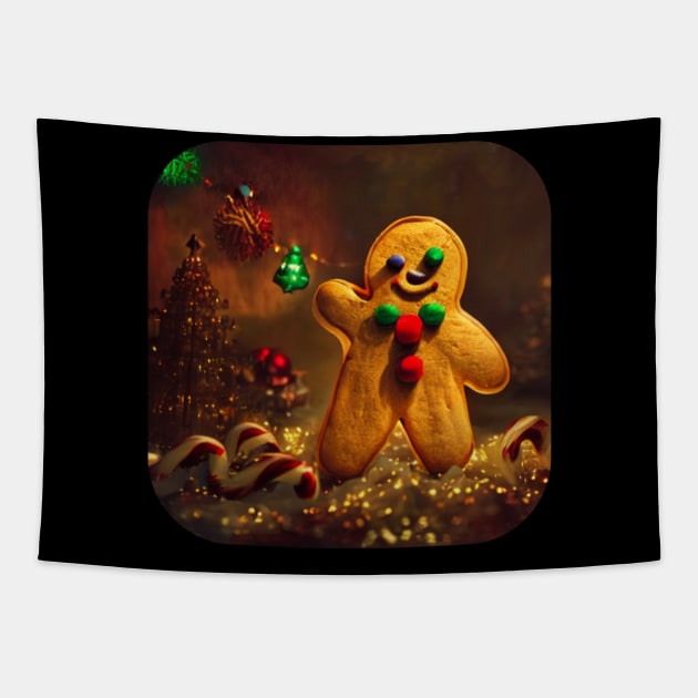 Gingerbread man Tapestry by KK-Royal