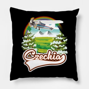 Czechia travel logo Pillow