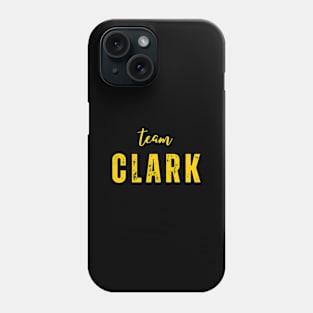 team clark Jersey yellow Phone Case