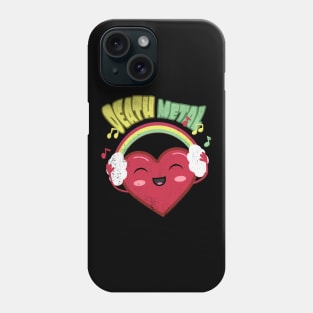 Death Metal Cute Heart Phone Case