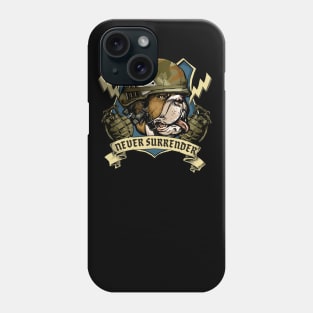 Bulldogs Never Surrender Phone Case