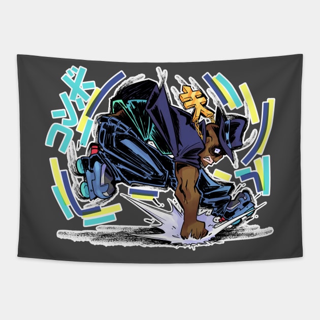 Jet Set Radio : Combo Tapestry by Rafchu