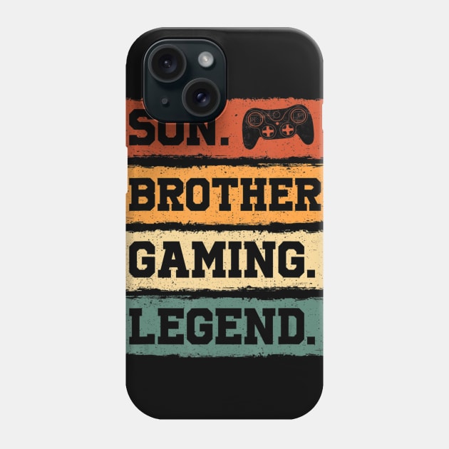Gaming Gift For Teenage Boys Brother Son Vintage Video Games Phone Case by Zak N mccarville