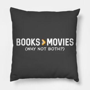 Books & Movies Pillow