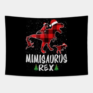 Mimi T Rex Matching Family Christmas Dinosaur Shirt Tapestry