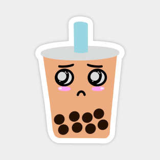 Sad boba Magnet