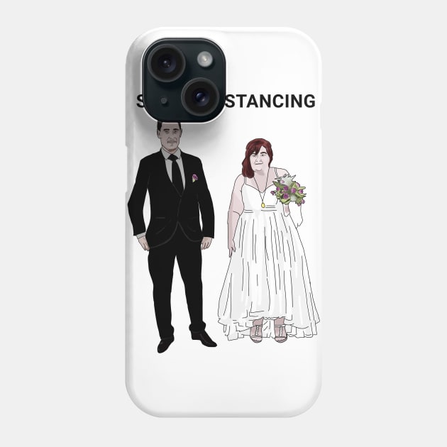 Danielle and Mohammed - social distancing - 90 day fiance Phone Case by Ofthemoral