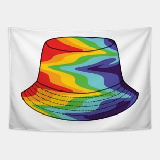 Rainbow bucket hat Tapestry