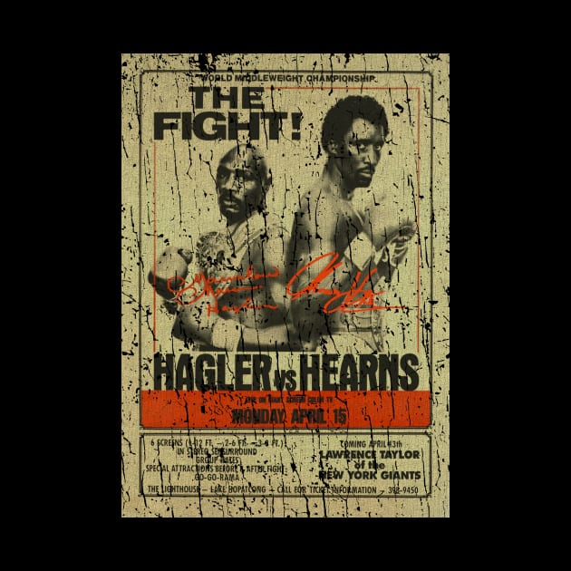 Marvelous marvin hegler vs hearns 70S - VINTAGE RETRO STYLE by lekhartimah