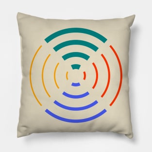 Circle abstract Pillow