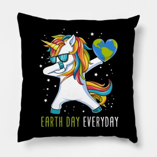 Dabbing Unicorn Earth Day Everyday Gift For Boys Kids Pillow