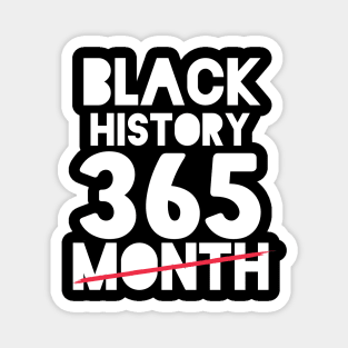 Black History Month 24/7/365 Black men African American Magnet