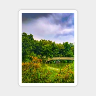 Central Park Bow Bridge Manhattan New York City Magnet