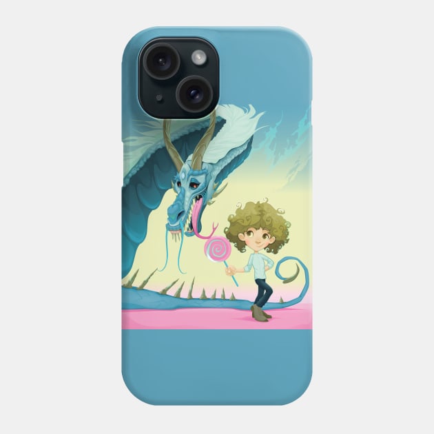 Dragon Child Phone Case by ddraw