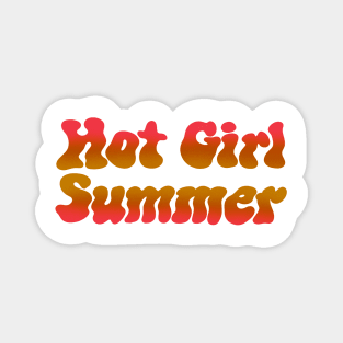 Hot Girl Summer Design Magnet